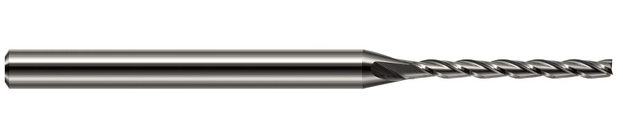 Picture of Harvey Tool 951370 Dia 0.07 LOC 0.70 OAL2.50 End Mill Standard Flute Standard Helix Carbide Uncoated Single End Square Sharp